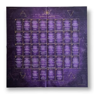 Stencil Lenormand House senza bordi / Elementi della strega