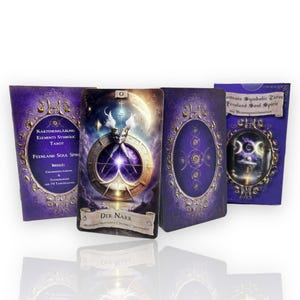 Cartas de tarô Elementos Simbólico Fairyland Soul Spirit com palavras-chave
