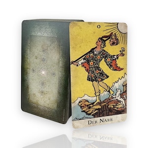 Tarot cards Smith-Waite Old Vintage Borderless