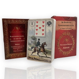Cartões Lenormand Dondorf Victorian Vintage
