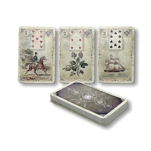 Dondorf Lenormand cards reprint from 1880 Design: Old Spirit Vintage by Spirit of Elements.