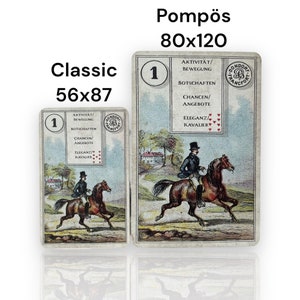 Cartas Lenormand Dondorf Pompös 80x120/ com interpretação