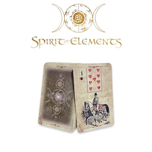 Cartões Stralsund Lenormand / Old Spirit Vintage 1900 por Spirit of Elements