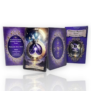 Elementos das cartas de tarô Simbólico Fairyland Soul Spirit
