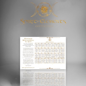 Estênceis de casa Lenormand / quadro 9 em PDF A4 para download / versão em inglês