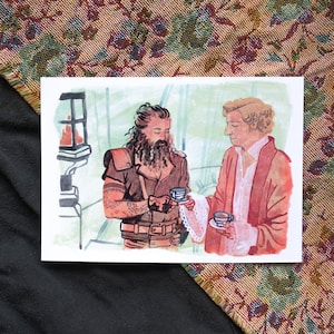 A Dollop of Milk - A5 Art Print