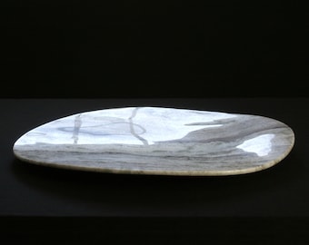Stone Serving Dish - Sequoia marble by Gary DuBois