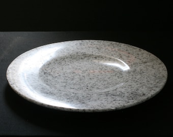 Stone Serving Dish - Cashmere White granite by Gary DuBois