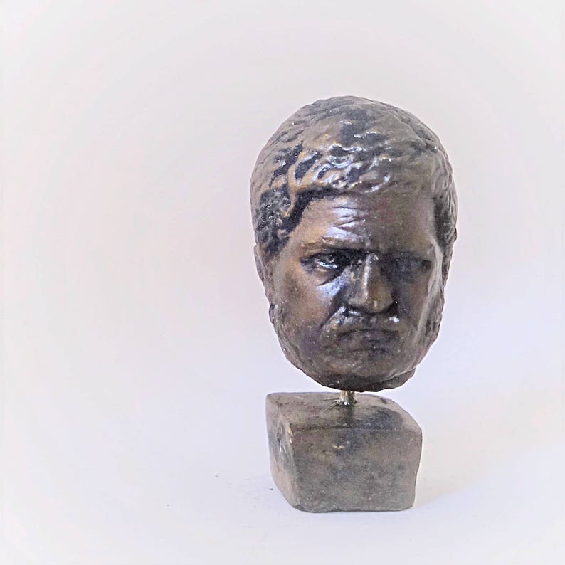 Miniature Handmade Head Dollhouse Bust Scale 112 Etsy