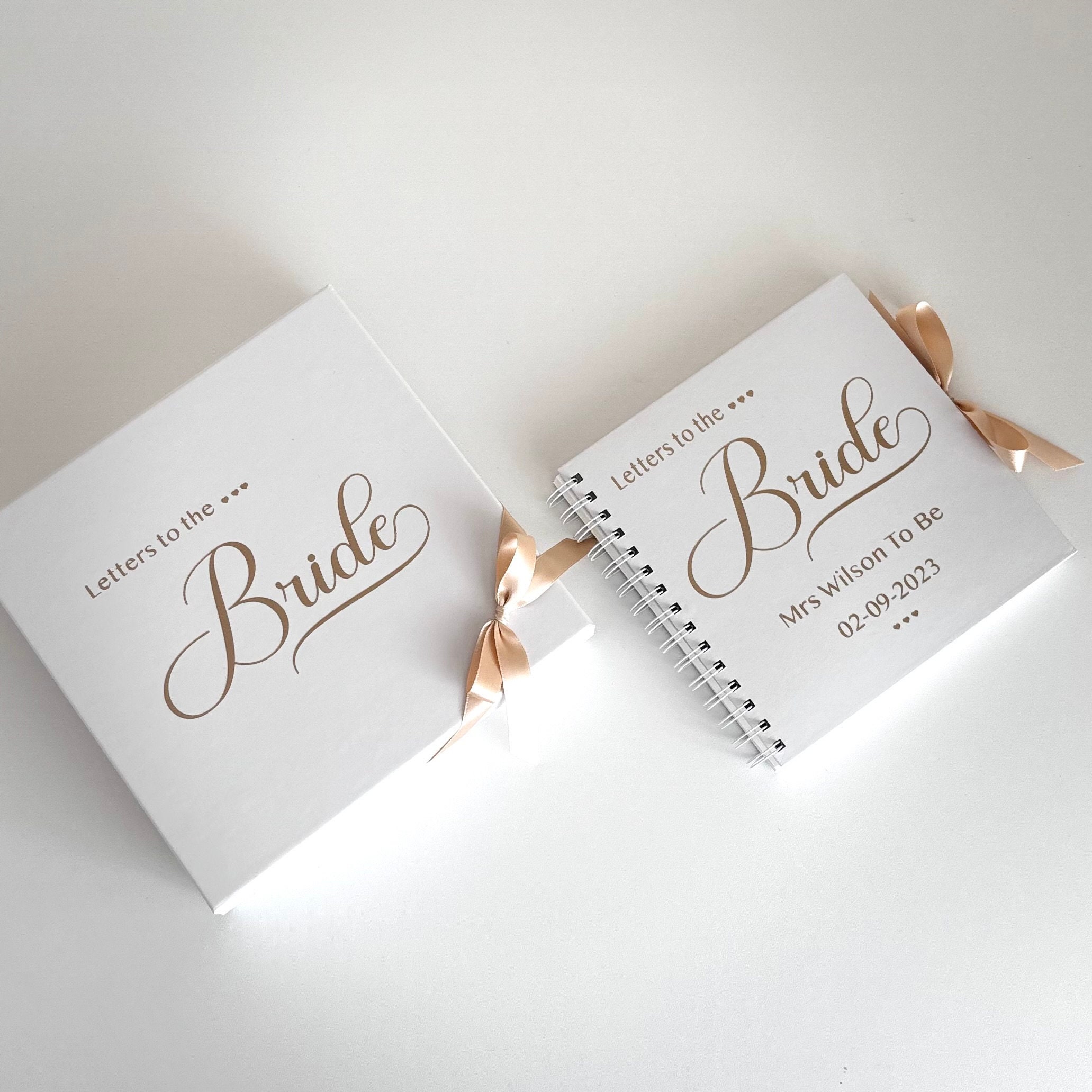 Buy Personalised Letters To The Bride Scrapbook or Photo Album