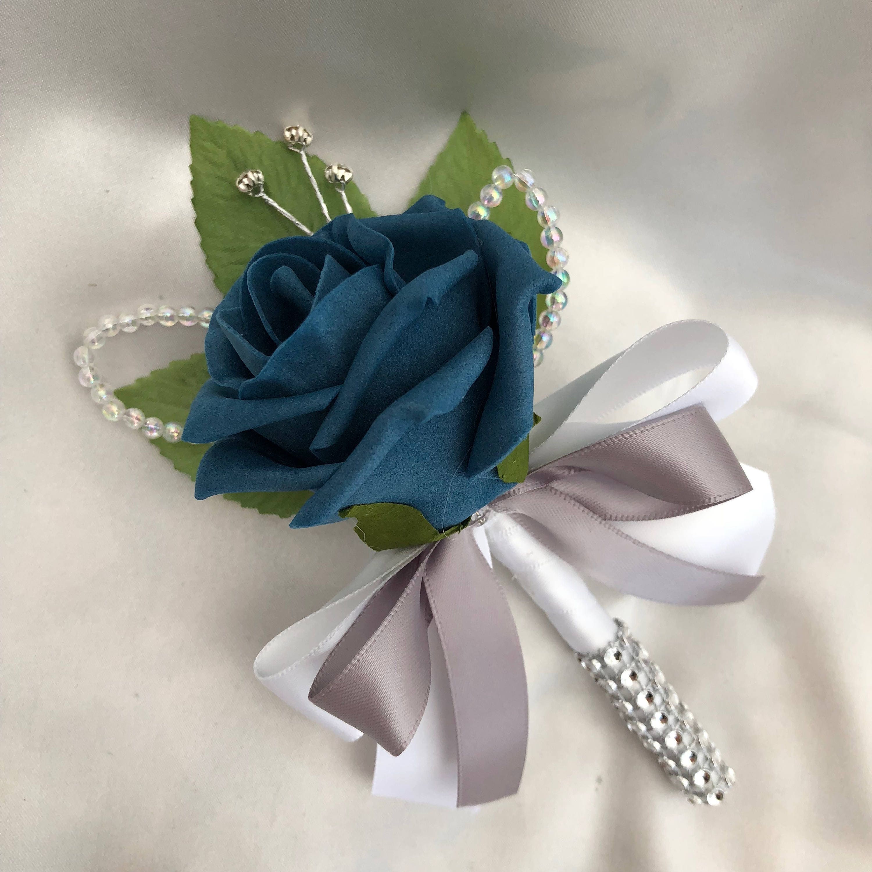 Artificial Wedding Flowers Buttonholes Boutonnieres Ladies Etsy