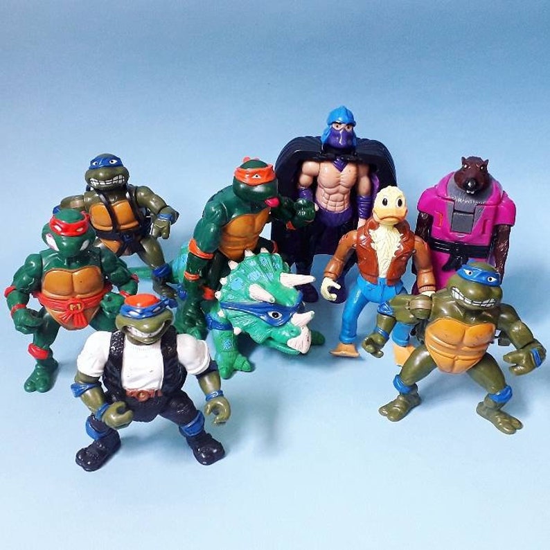 ninja turtle mini figures