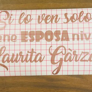 Si Lo Ven Solo…Laurita Garza Decal