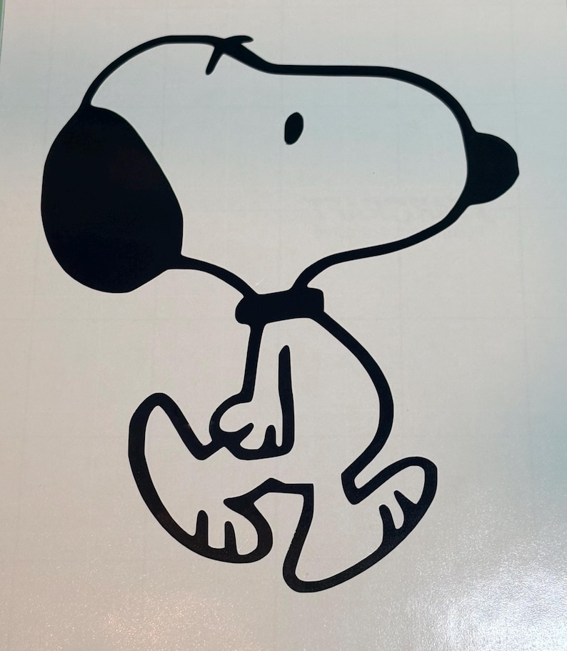 Snoopy #9 Decal - Etsy