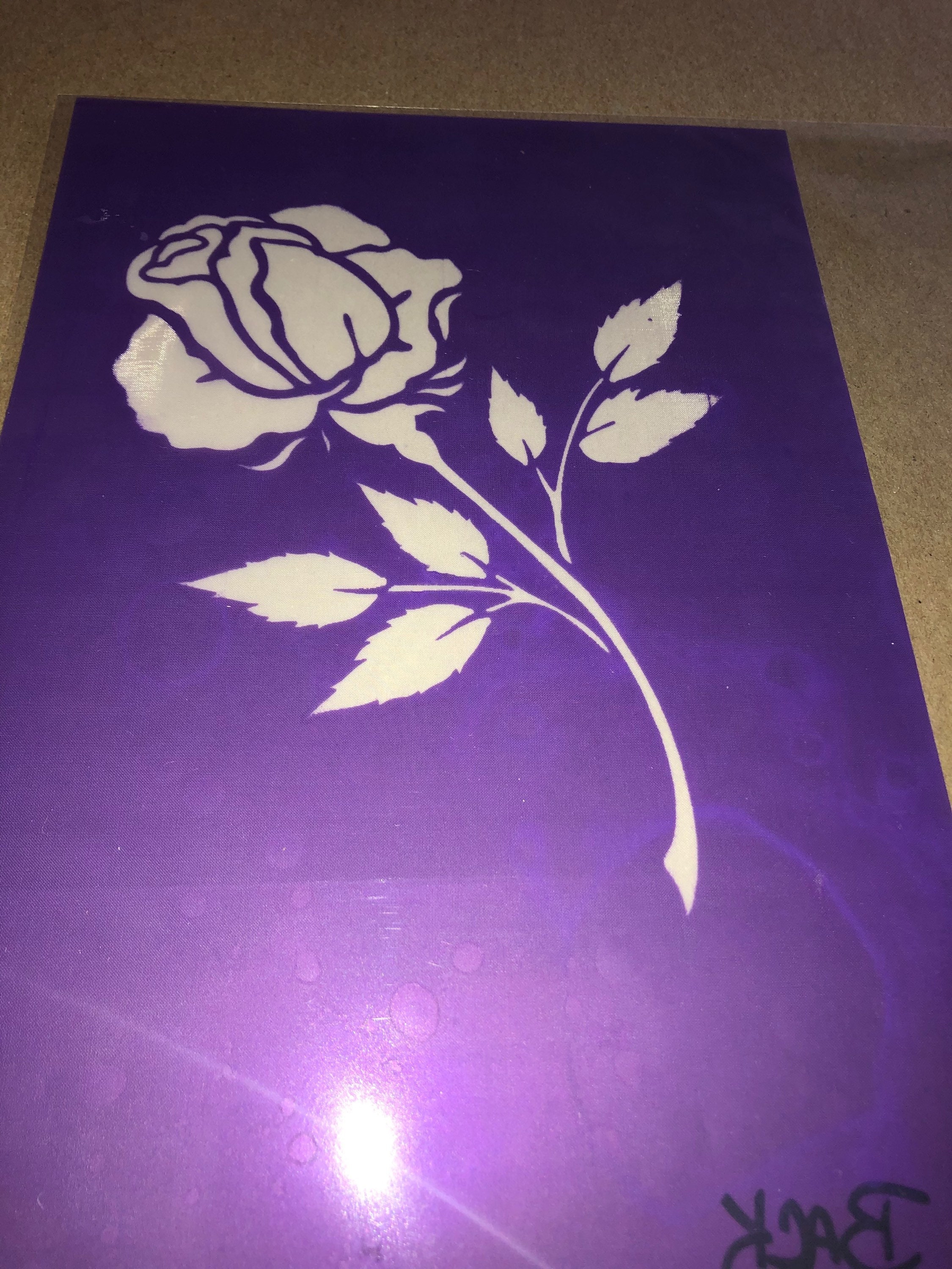 Rose silk screen stencil silk screen stencil silk screen Etsy