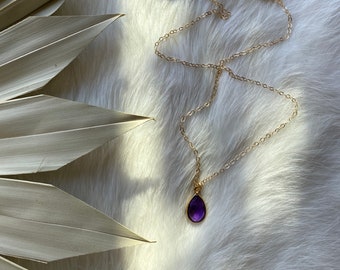 The Amethyst Gem Necklace | Ravenstone