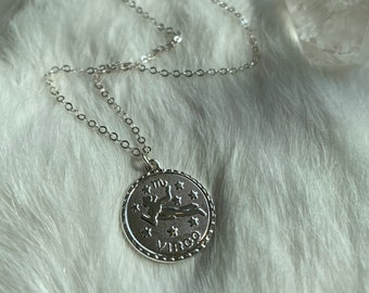 The Silver Virgo Necklace | Ravenstone | Nickel-Free Jewelry