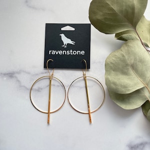 The Golden Imagination Earrings | Ravenstone | Nickel-Free Jewelry