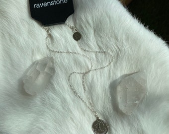 The Silver Sagittarius Necklace | Ravenstone | Nickel-Free Jewelry