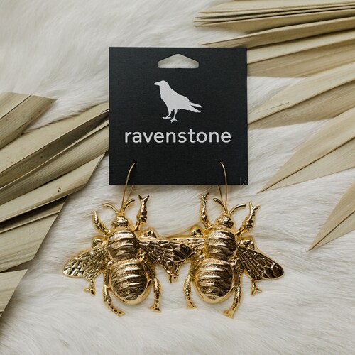 ing Bee Earrings Ravenstone Nickel-free 
