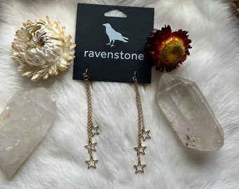 The Shooting Star Earrings | Ravenstone | Nickel-Free Jewelry