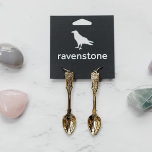 The Golden Spoon Earrings | Ravenstone | Nickel-Free Jewelry