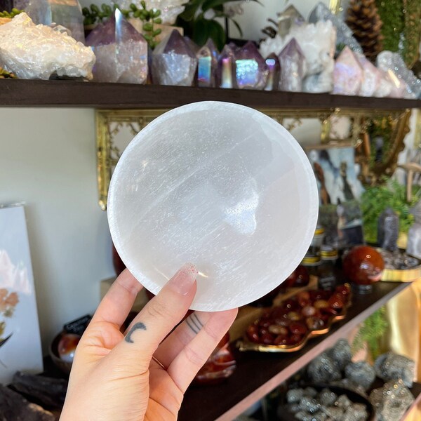 Selenite Crystal Bowl | Ravenstone