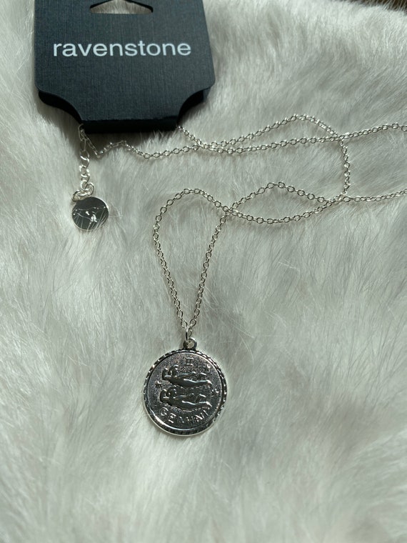 The Silver Gemini Necklace Ravenstone 