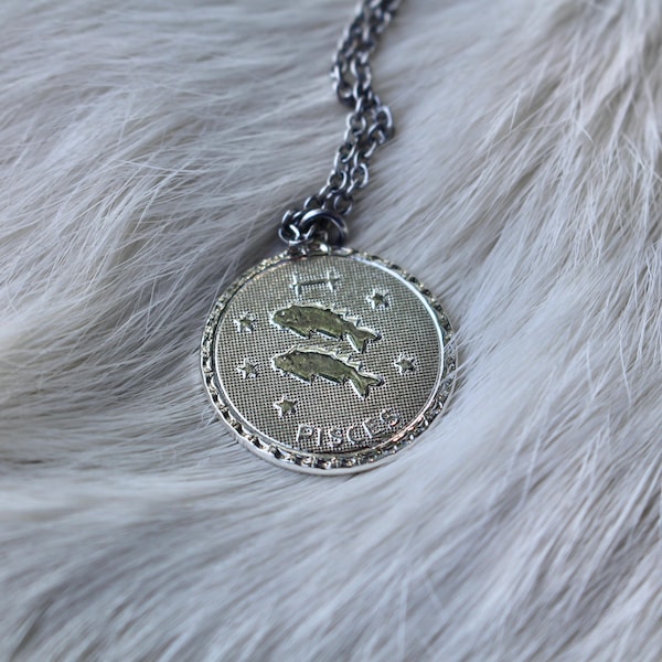 The Silver Pisces Zodiac Necklace | Ravenstone | Nickel-Free Jewelry