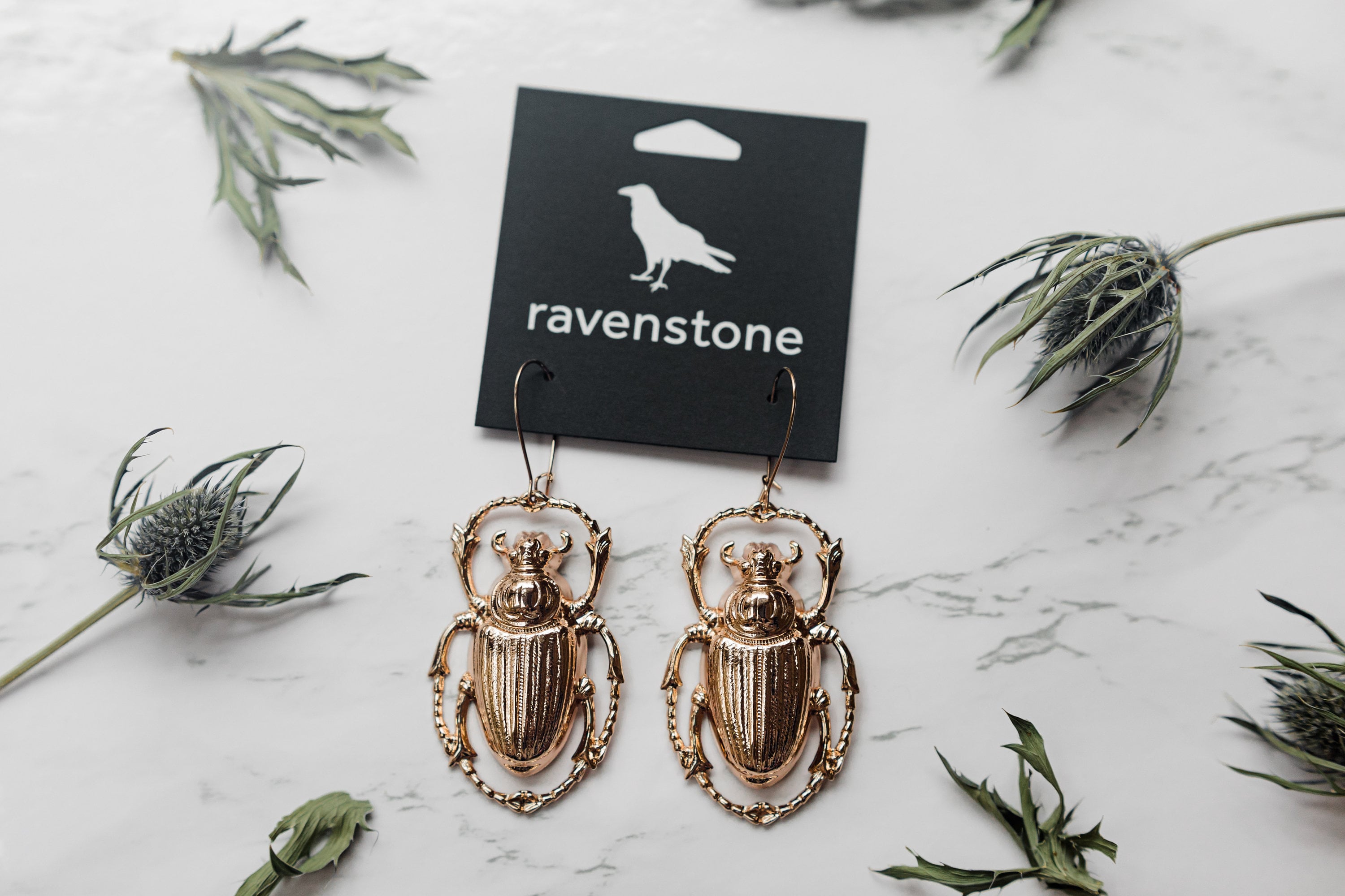 Scarab beetle best sale earrings