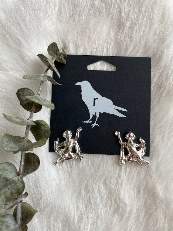 Cherub stud sale earrings