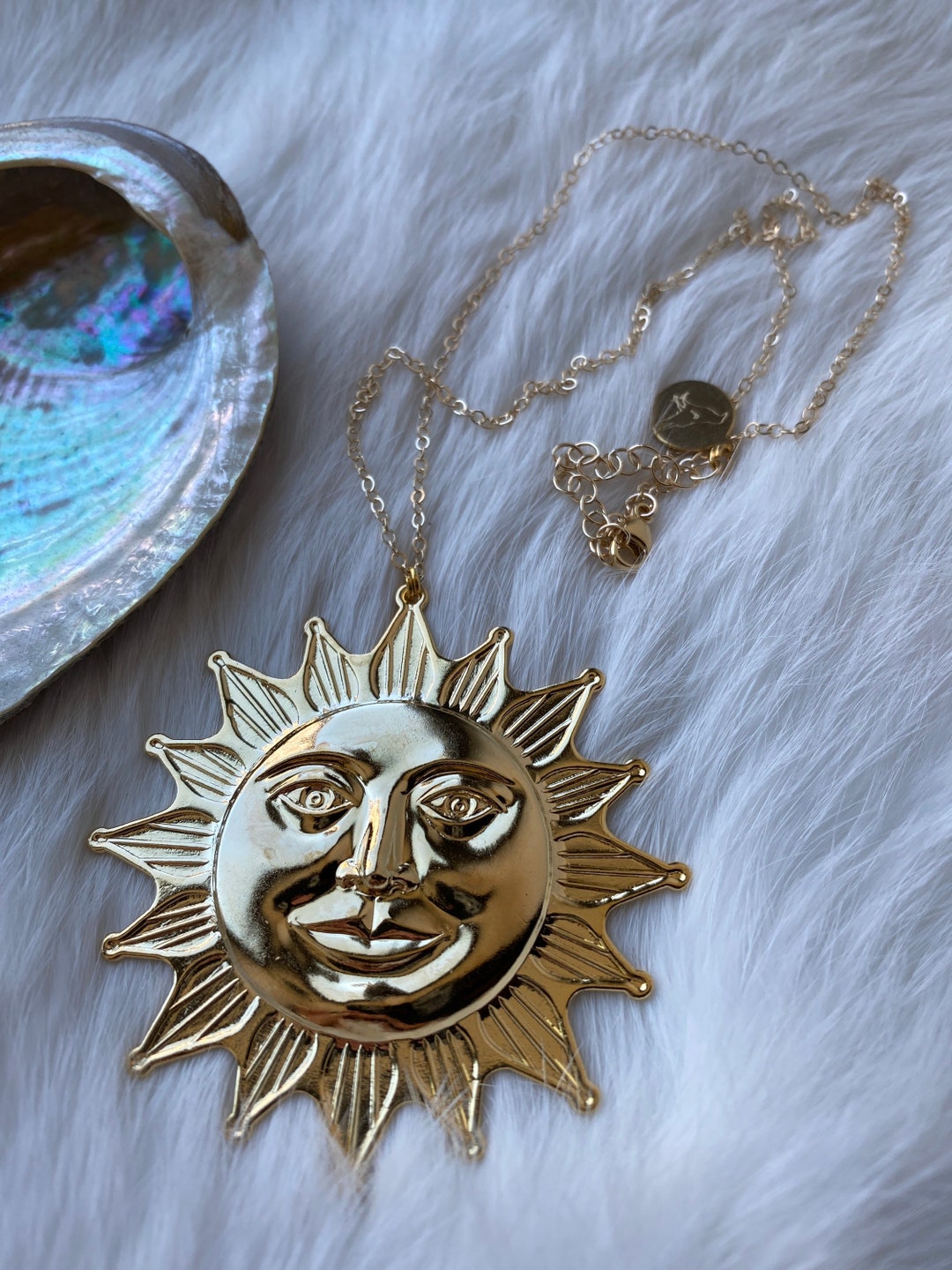 【RONRON】STARRY DANGLING CHARMS NECKLACE Rapunzel Sun Necklace - Etsy