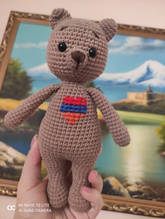 Cute And Cuddly NEW Armenian Fan Gift Present Armenia Flag Teddy Bear 