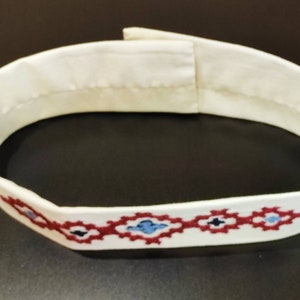 Armenian Traditional Taraz Headband in Marash Embroidery - Etsy