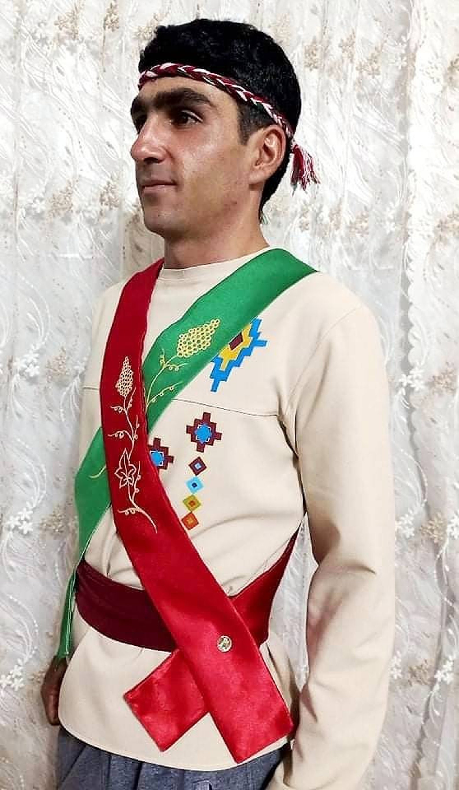 Armenian Traditional Groom Wedding Sash With Grapevine Hand Etsy UK