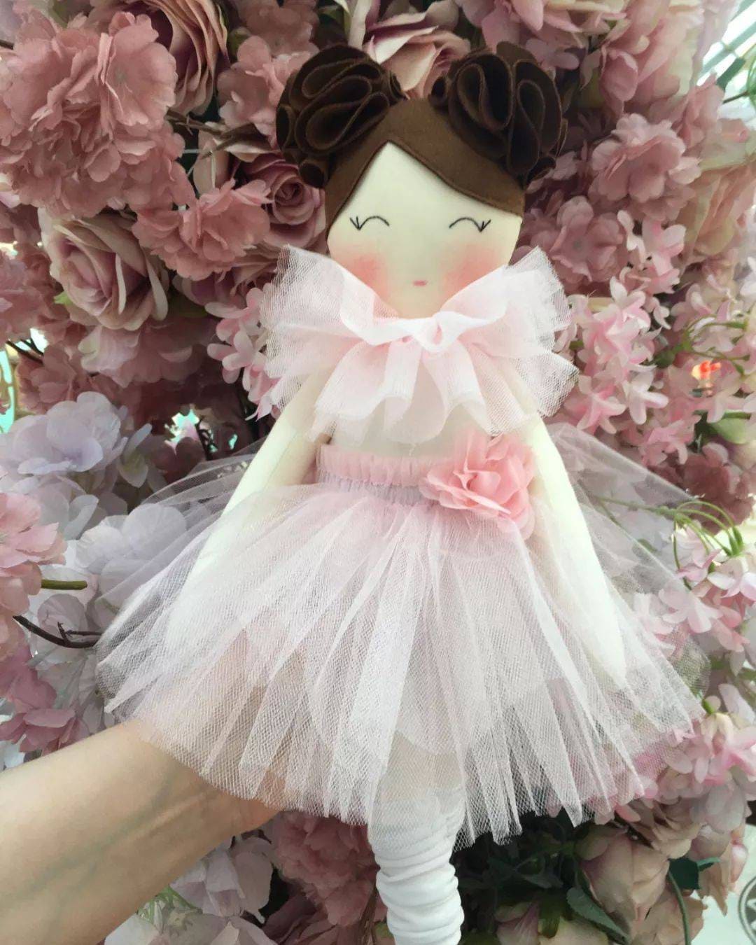 Bambola Ballerina Ballerine In Stoffa La Bambola Di Pezza Merceria