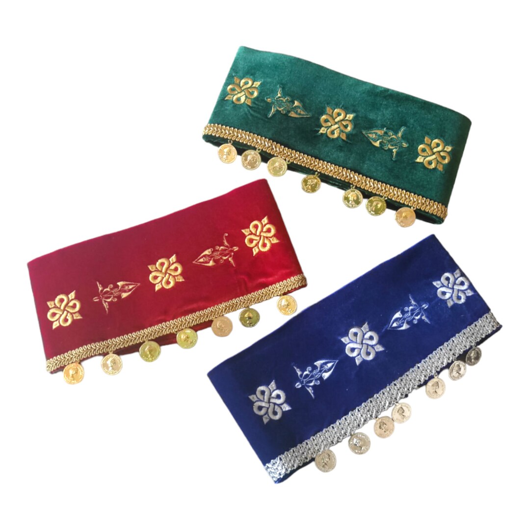 Armenian Traditional Taraz Style Headpiece in Multi Colors | Ethnic ...
