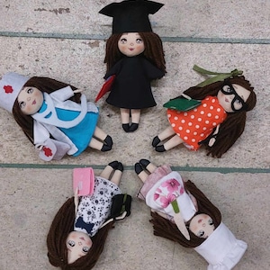 Occupation Dolls - Female | Armenian First Tooth Tradition Dolls | School Teaching Dolls | Interior Design Personalized Community Helpers