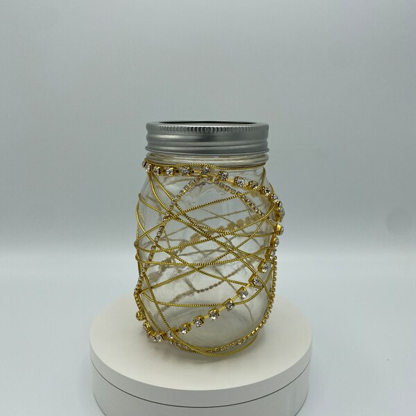 Decorated Mason Jar Etsy