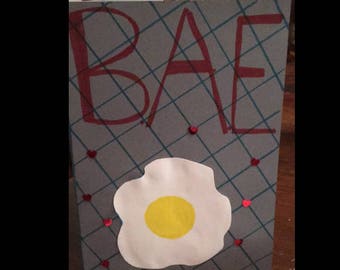 BAE: Speck und Eier "Malentine" Karte zum Valentinstag für Männer
