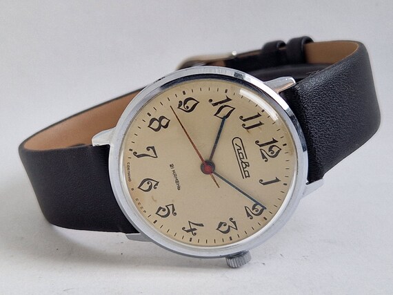 Rare Vintage Soviet Mechanical watch Slava 2MChZ.… - image 2