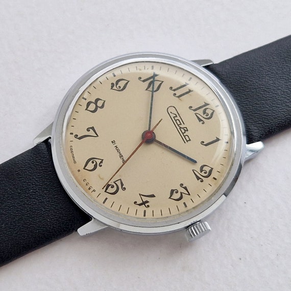 Rare Vintage Soviet Mechanical watch Slava 2MChZ.… - image 3