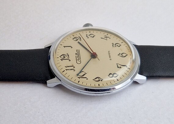 Rare Vintage Soviet Mechanical watch Slava 2MChZ.… - image 5