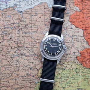 WW2 WWII Vintage Mechanical military Men watch Parker Dirty Dozen 1940's Swiss serviced Working