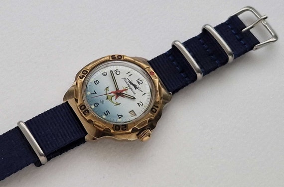 Vintage Soviet mechanical watch Vostok Komandirsk… - image 2