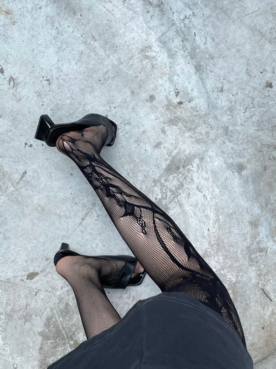 Black fashion tights best sale
