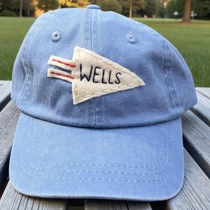 Personalized Kids Baseball Hat: Embroidered Name, Adjustable Leather Strap 画像 6