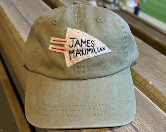 Personalized Toddler Baseball Hat: Hand-Stitched Kids Name Cap