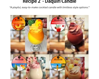 Recipe 2 - Cognac and Daquiri Candle Recipe (Digital Download)