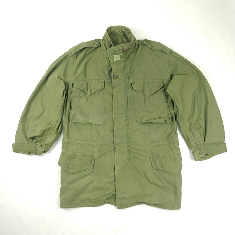 Vintage Us Army M65 Field Jacket OG 107 Scovill Zipper - Etsy